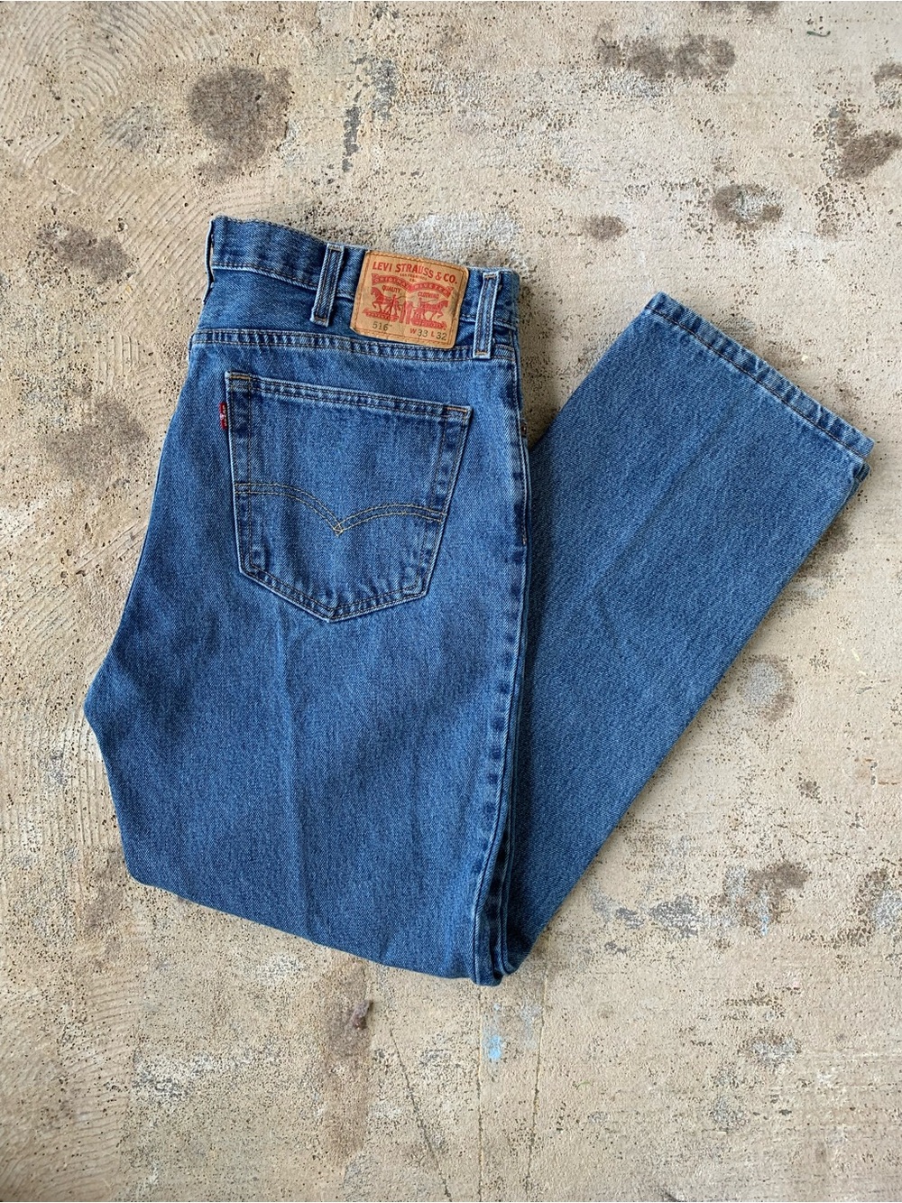 Levi's Men's Denim Straight-Leg Jeans in Medium Blue